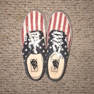 Van Doren Unisex American Flag Vans